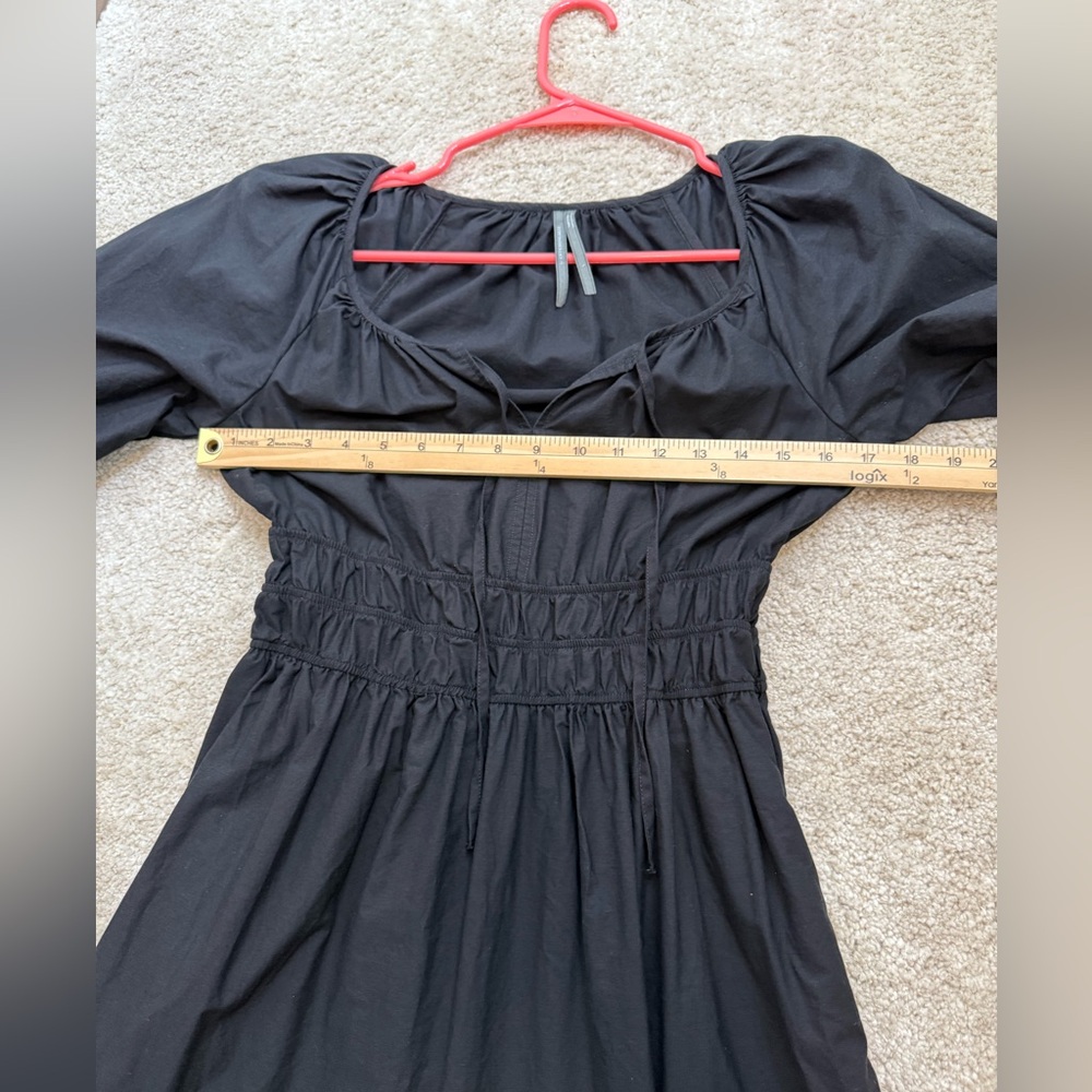 Anthropologie The Somerset Maxi Dress:
Puff-Sleeve Edition Black Sz Small - Picture 11 of 16